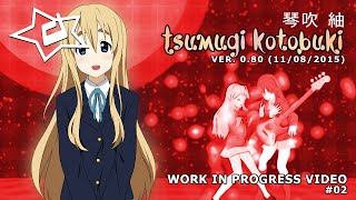 MUGEN CHARACTER Tsumugi Kotobuki 琴吹 紬 WORK IN PROGRESS VIDEO 02 [upl. by Hart]