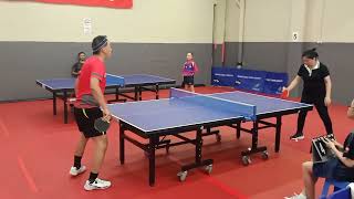 2024 sndtta div one Helen Ying long pips vs Clement Siu set one [upl. by Dustie]