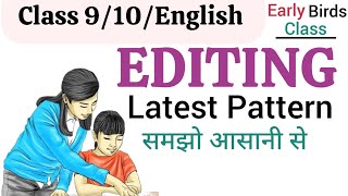 EditingHow to edit a sentenceLatest PatternClass 91011EnglishGrammar [upl. by Brendin324]