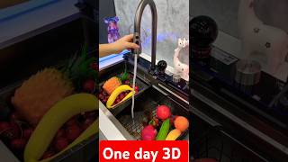 The smart sink kitchen sink is equipped with a rainfly sink and is viralvideo shorts foryou [upl. by Calondra]