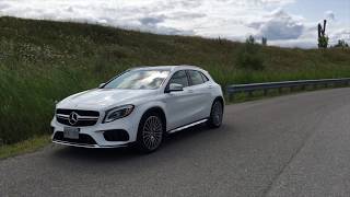 2018 MercedesBenz GLA 45 AMG  Review including Track [upl. by Pius951]