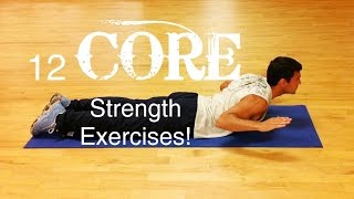 12 Easy Core Strength Exercises to do at Home [upl. by Pammy]