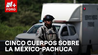 Hallan cinco cuerpos sobre la MéxicoPachuca se suman a los encontrados en Tecamac  Paralelo 23 [upl. by Attehcram719]