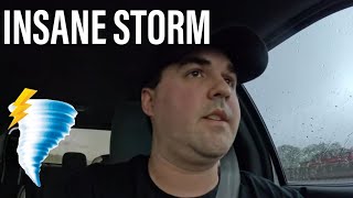 Oklahoma Tornado Chase  Destructive Hail INSANE [upl. by Levin]