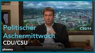 Politischer Aschermittwoch von CDUCSU am 170221 [upl. by Georgetta]