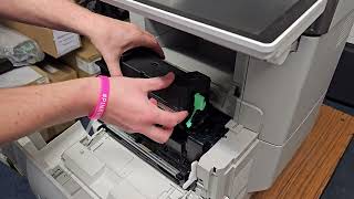 Replacing Toner Ricoh MP 501 And MP 601 [upl. by Kyl364]