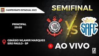 Corinthians x Santo André  AO VIVO  Semifinal do Campeonato Estadual  01122023 [upl. by Aznerol532]