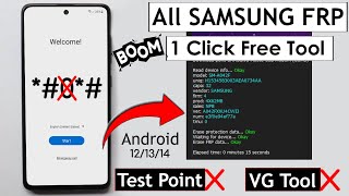 All Samsung Frp BypassUnlock One Click Free Tool 2024 0 Not Working  Without VG Tool [upl. by Adnamor]