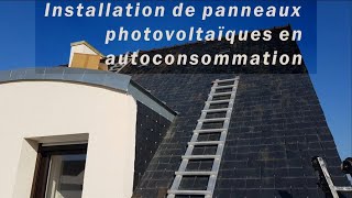 Installation de panneaux photovoltaïques en autoconsommation [upl. by Pernell]