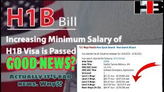 H1B salary increase Rule Implemented Already 140k for Entry Level Candidates [upl. by Grosmark]