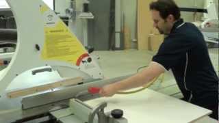 Panel saw rip fence alignment check and adjustment [upl. by Dugas647]