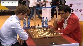 CARLSEN VS ANAND  WORLD BLITZ CHAMPIONSHIP 2016 [upl. by Maiga]