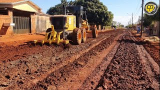 PATROL NO REBAIXAMENTO DE RUASMotoniveladoraPatrolaRoad GraderMotor GraderNiveleuse GD655 [upl. by Gine]