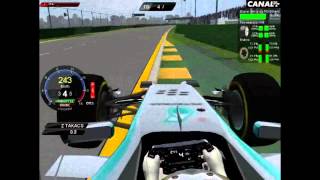 F1 2015 Australia I Mercedes With Lewis hamilton On Board [upl. by Eidna562]