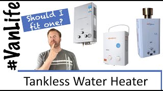 Tankless water heaters  Non Room Sealed  Campervan instant water heater [upl. by Morette]