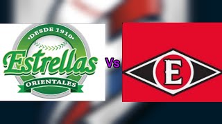 estrellas orientales vs leones de escogidos juego invernal lidom 2024 2025 lidom juego dehoy [upl. by Emyle]