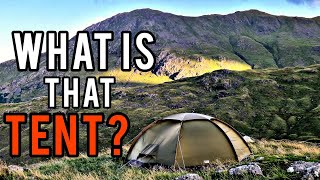 Wild Camping  Lake District mountains  Fjallraven Abisko Dome 2  Burger Cookout [upl. by Dnomaid]