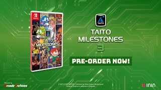 Taito Milestones 3  PreOrder amp Release Date 20241210 Announcement Trailer [upl. by Engelbert]