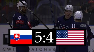 Slovensko  USA  54 Po prodloužení  MS v hokeji 2024  Sestřih [upl. by Heigl]