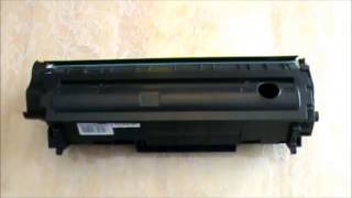 How to refill Canon toner cartridge [upl. by Rhoades]