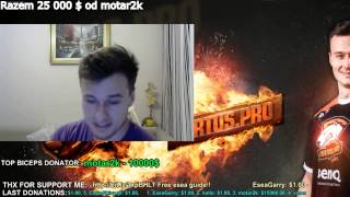 15 000 Donation from motar2k to PashaBiceps  Biggest donation to Pasha ever  Pasha Reaction [upl. by Gasperoni]