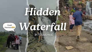 Waterfall Adventures  Exploring Hidden Waterfall In Yavatmal  YOYO Waterfall 😱 [upl. by Amando]