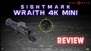 Sightmark Wraith 4k Mini Scope Review  CuttingEdge Optics for DayNight Time Shooting [upl. by Nelehyram]