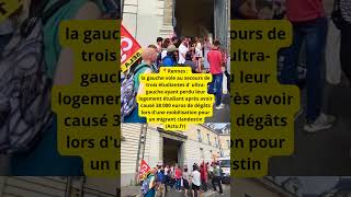 📍Rennes  la gauche vole au secours de trois étudiantes d ultragauche ayant perdu leur logement ét [upl. by Fink]