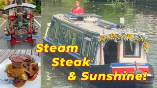 3 Days on a Narrowboat in 16 minutes Inc Semi Naked Wife Beef Pie and Steam Church Minshull No188 [upl. by Valaree931]