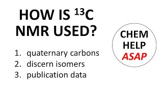 practical uses for 13C NMR spectroscopy [upl. by So]