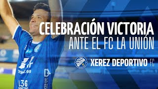 Celebración de la victoria ante el FC La Unión Atlético en Chapín [upl. by Eelibuj]