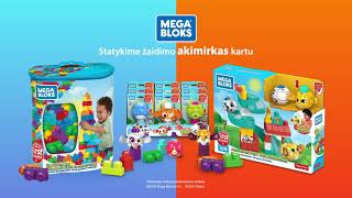 Mega Bloks rinkinys Namelis su čiuožykla 40 det  Peek A Blocks GKX70  Mattel Lietuva [upl. by Seerdi537]