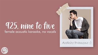 Ardhito Pramono  925  Female Karaoke  Minusone acoustic version [upl. by Handel]