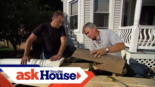 How to Repair a Rotted Porch Post  Ask This Old House [upl. by Alyac282]