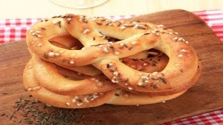 Easy soft pretzel recipe [upl. by Alegnaed]