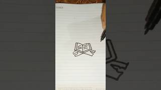 Mashallah Quran ❤️book drawing art shorts quran diy foryou [upl. by Notgnilliw]