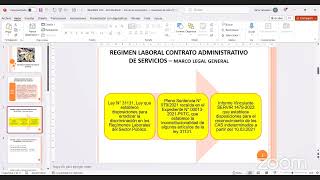 Conversatorio ¿Qué hacer frente a los despidos de trabajadores CAS 2023  2024 [upl. by Ardella]