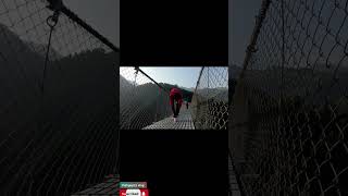 Some where in nepal send me details of this bridge in comment sectionvishgupzz vlog [upl. by Nwahsed907]