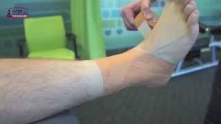 Basic Ankle Taping [upl. by Haggerty]