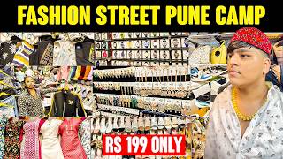 Fashion street camp Pune  cheapest market of pune  best place for street shopping [upl. by Awram]