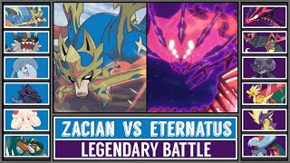 ZACIAN vs ETERNATUS  Legendary Pokémon Battle [upl. by Lyrad]