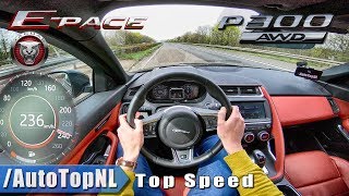 JAGUAR E PACE P300 AWD AUTOBAHN POV by AutoTopNL [upl. by Mellisa]