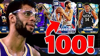 First EVER 100 Overall Card ALL STAR Pack Opening [upl. by Fanchan150]