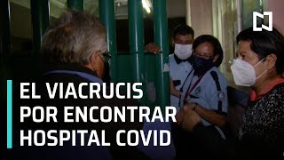 Pacientes con COVID19 esperan horas para recibir atención en hospitales de CDMX  En Punto [upl. by Mukul]