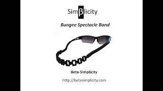 BUNGEE eyewear band Ultimate eyewear retainer for sports and outdoors [upl. by Caz]