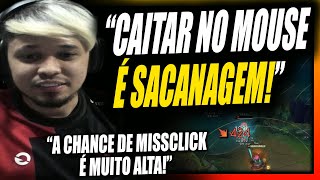 TITAN EXPLICA A FORMA CERTA DE CAITAR JOGANDO DE ADC COMPARAÇÃO ENTRE USAR O MOUSE OU O TECLADO [upl. by Caputto]