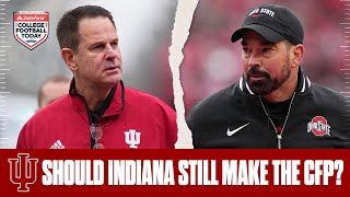 No 2 Ohio State dominates No 5 Indiana  Should the Hoosiers make the College Football Playoff [upl. by Lederer]