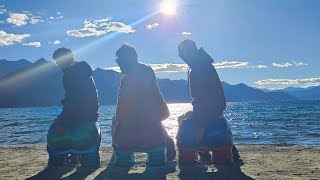 Pangong Lake Ladakh Sunrise and Landscape [upl. by Carma430]