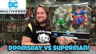 Doomsday vs Superman DC Multiverse Unboxing amp Review [upl. by Niklaus]