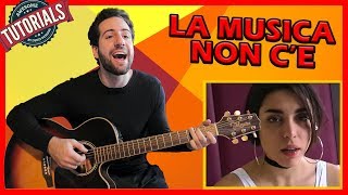 Tutorial Chitarra ➔ quotLa Musica Non Cèquot  Coez Accordi Facili ITA [upl. by Euqnomod947]